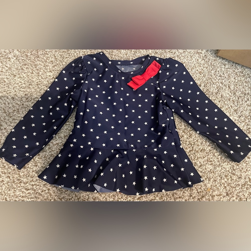 Baby Girl Swim Top Only